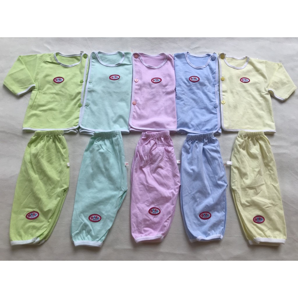 Bộ sơ sinh Babyborn dài tay cotton mềm cho bé từ 3-7kg CSSX VINH BAN