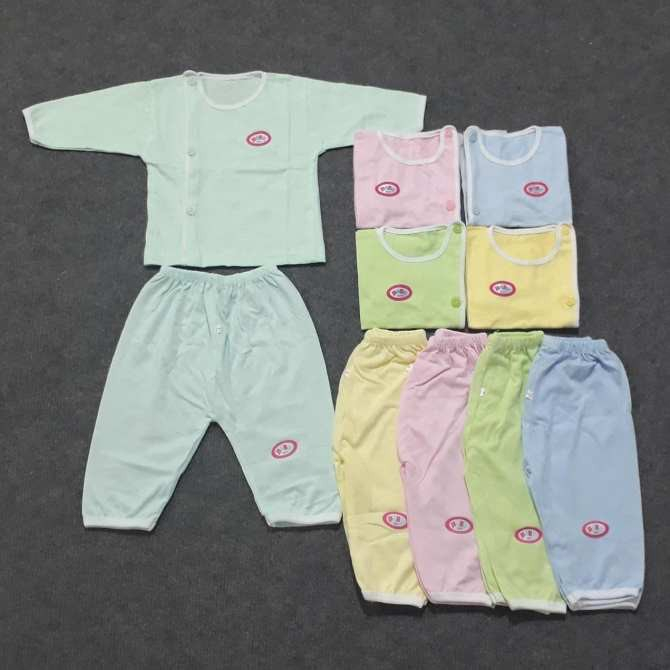 Bộ sơ sinh Babyborn dài tay cotton mềm cho bé từ 3-7kg CSSX VINH BAN