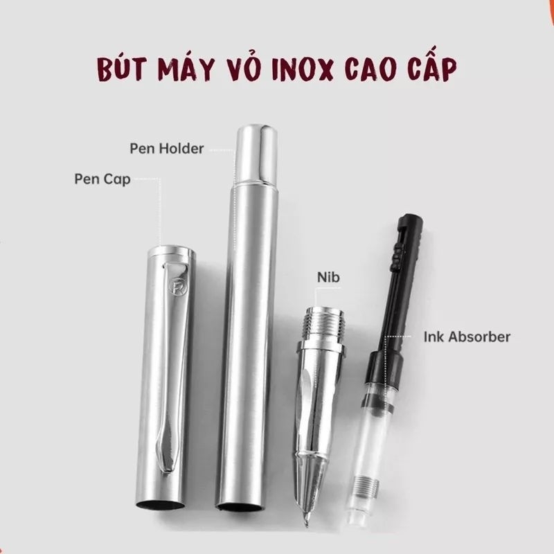 Bút sắc ngòi cong, 1.0mm viết chữ Phạn, Tạng, thư pháp/ kèm tặng hộp