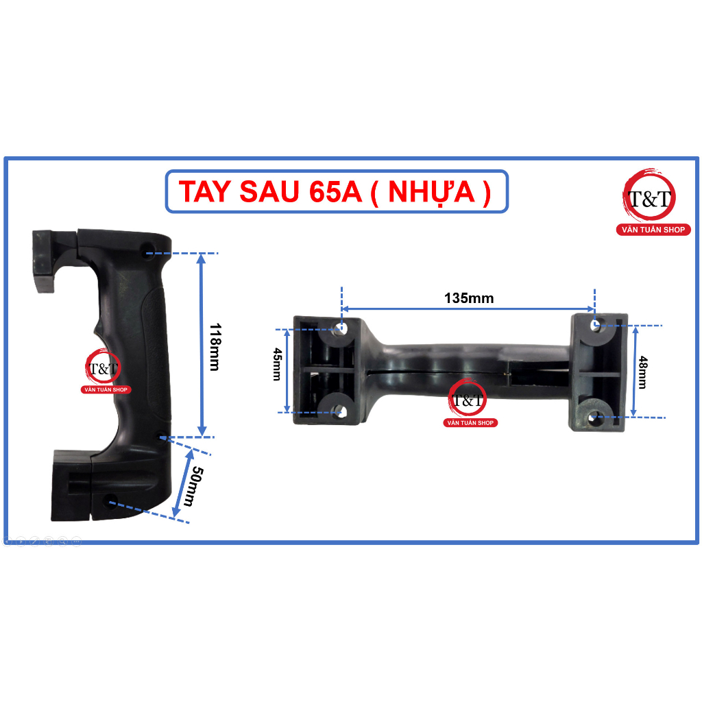 Tay sau 65A bằng nhựa , Tay sau máy đục 65A bằng Nhựa
