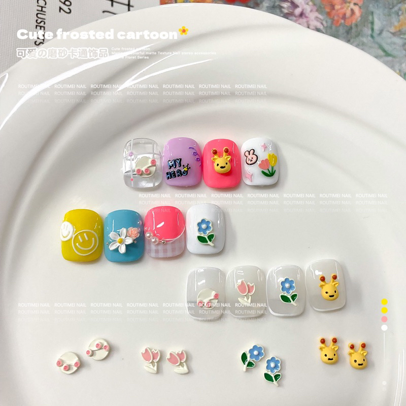 HOLIDAYNAIL Charm hoa trang trí móng style Hàn