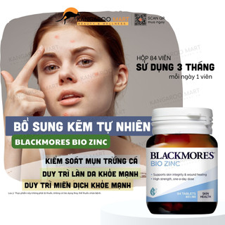 Viên uống bổ sung kẽm Blackmore Bio Zin C 84 viên Úc