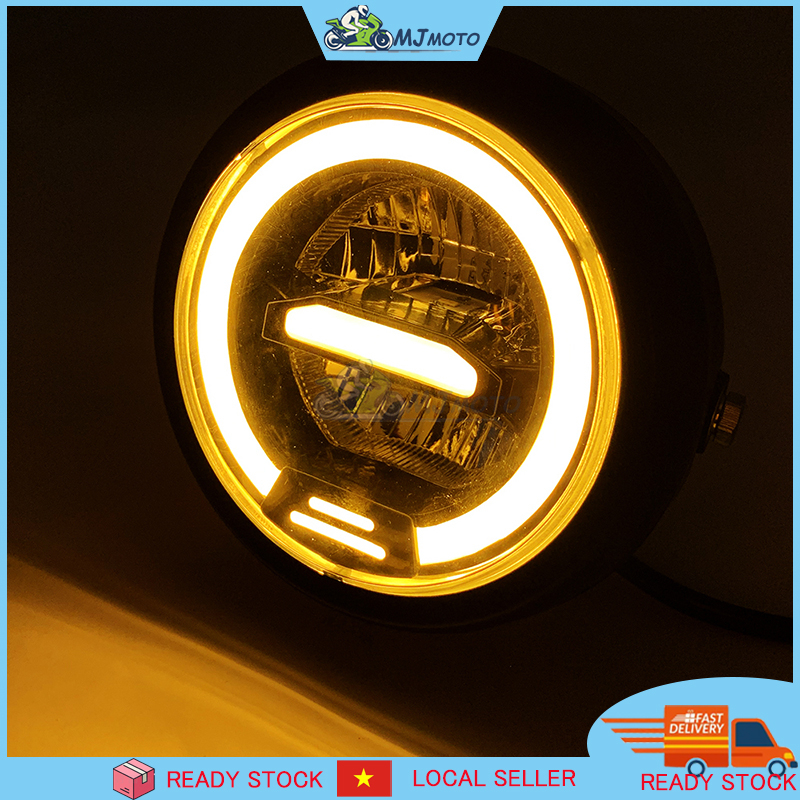 Đèn pha Led độ cafe racer, classsic cao cấp