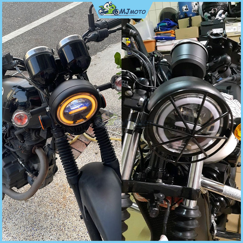 Đèn pha Led độ cafe racer, classsic cao cấp