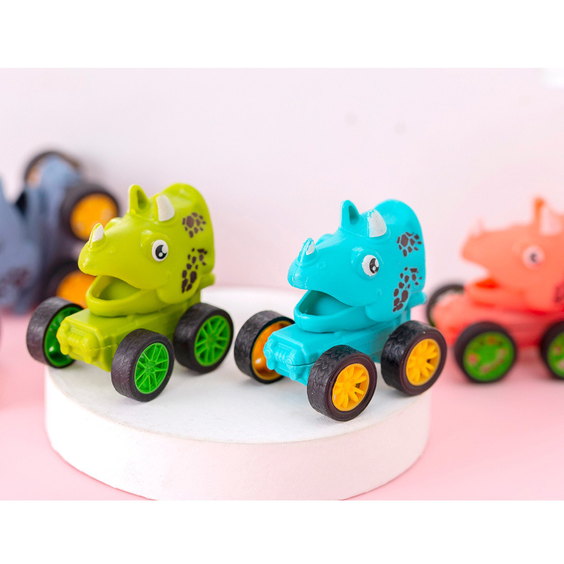 Xe mini chạy cót Khủng Long, đồ chơi xe chạy cót cho bé
