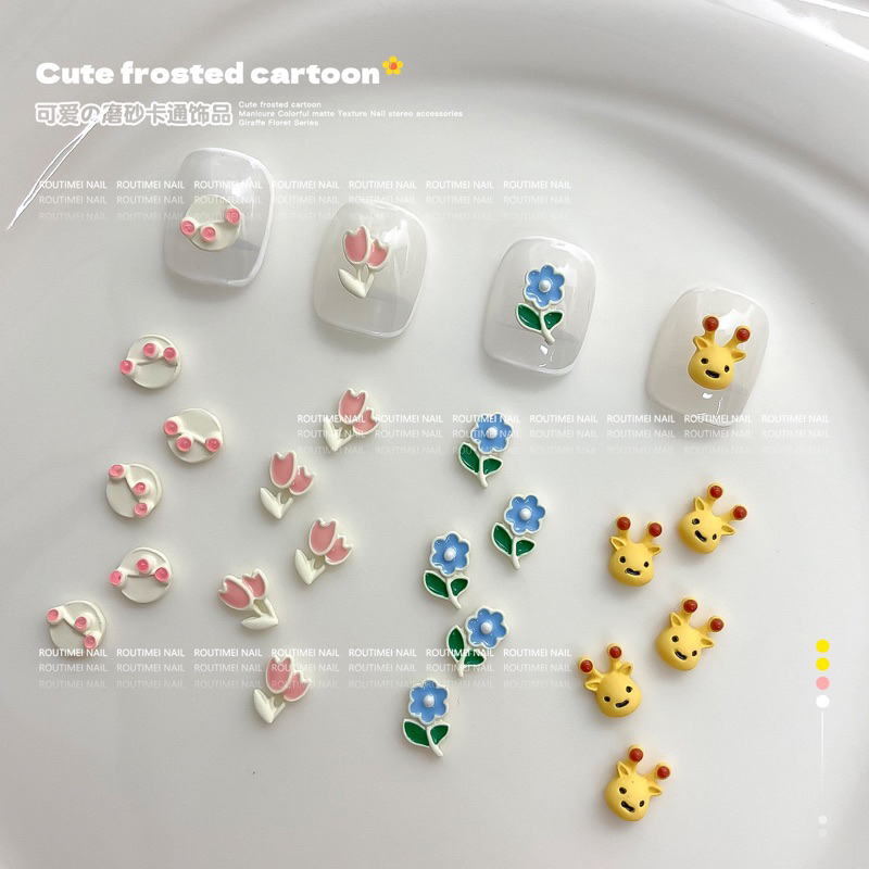 HOLIDAYNAIL Charm hoa trang trí móng style Hàn