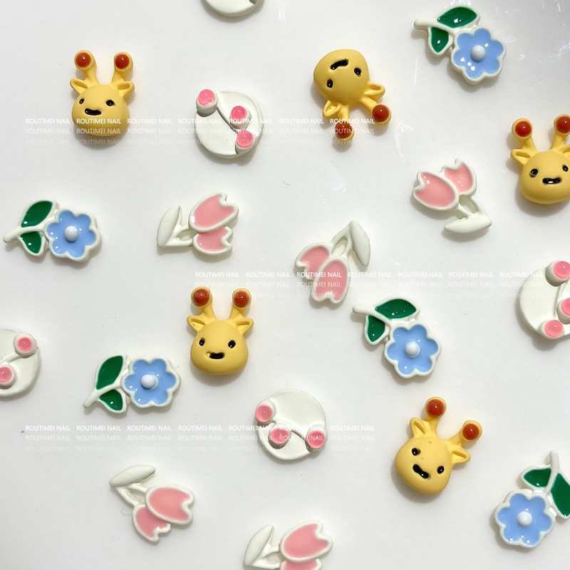 HOLIDAYNAIL Charm hoa trang trí móng style Hàn