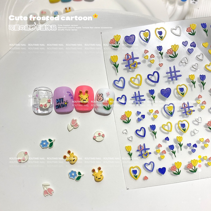 HOLIDAYNAIL Charm hoa trang trí móng style Hàn