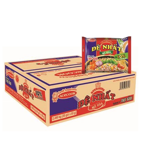THÙNG 30 GÓI MÌ ĐỆ NHẤT THỊT BẮM