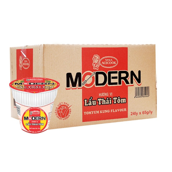 THÙNG 24 LY MÌ MODERN LẨU THÁI TÔM