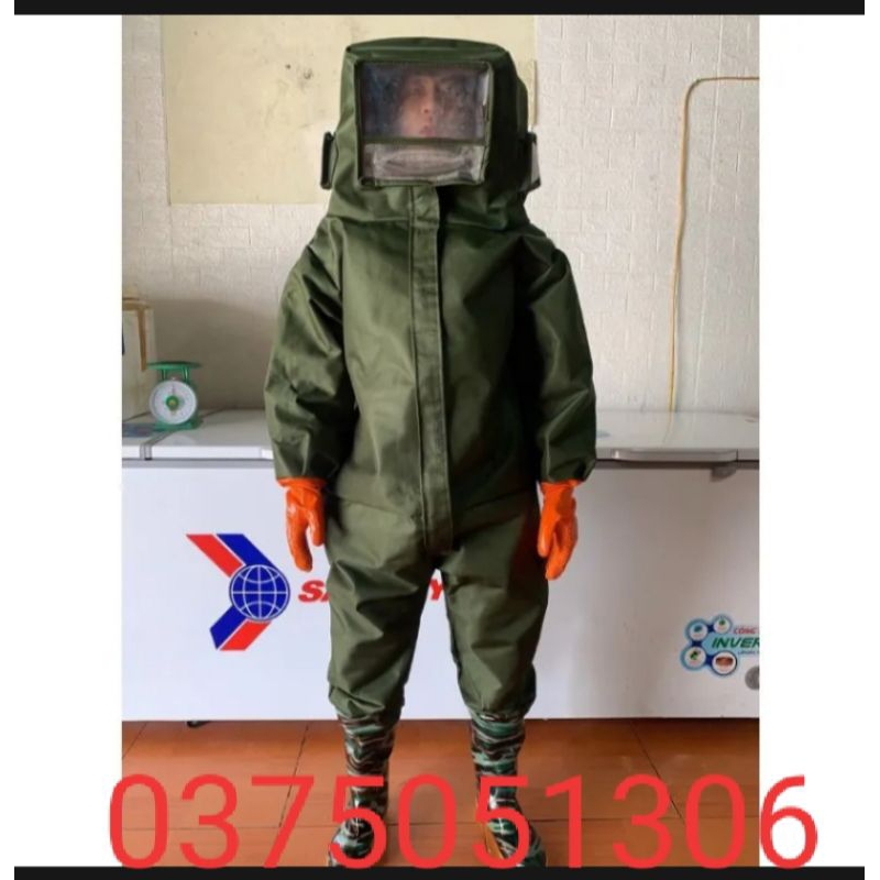 BỘ QUẦNÁO BẮT ONG VẢI SỢI KA- KI (hàng dầy bền đẹp)