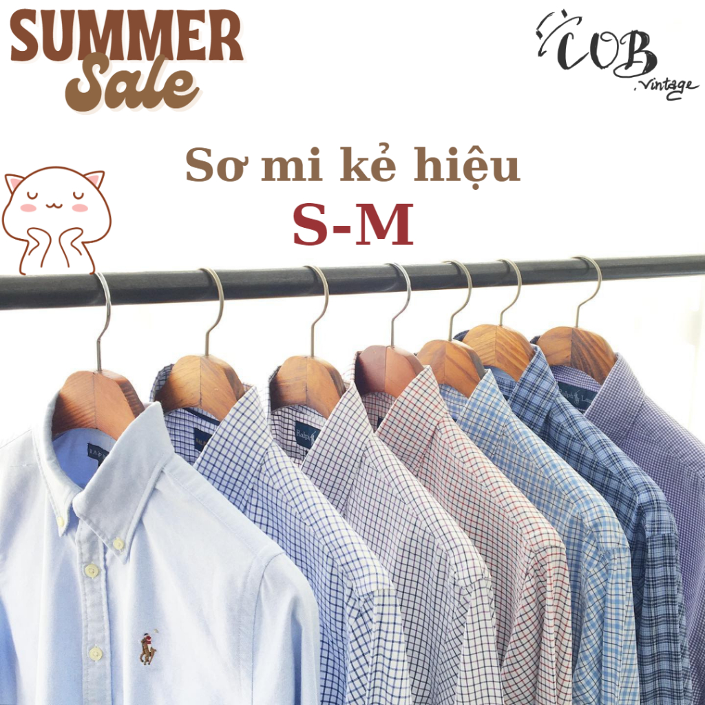 Áo sơ mi kẻ hiệu casual, công sở Nhật,Hàn - secondhand (2hand) [𝐅𝐑𝐄𝐄 𝐒𝐇𝐈𝐏]