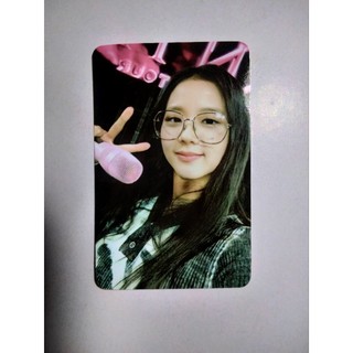 Thẻ card bo góc LP Born Pink Jisoo mic