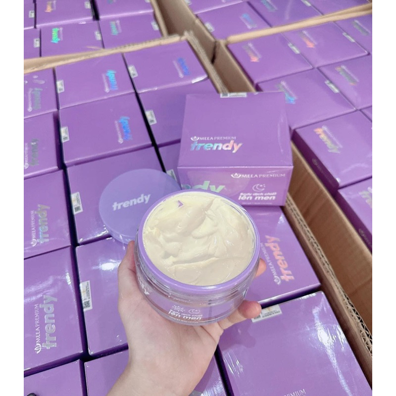 Kem Body Dịch Chiết Lên Men Trendy Meea Premium Siêu Dưỡng Trắng 250gr.