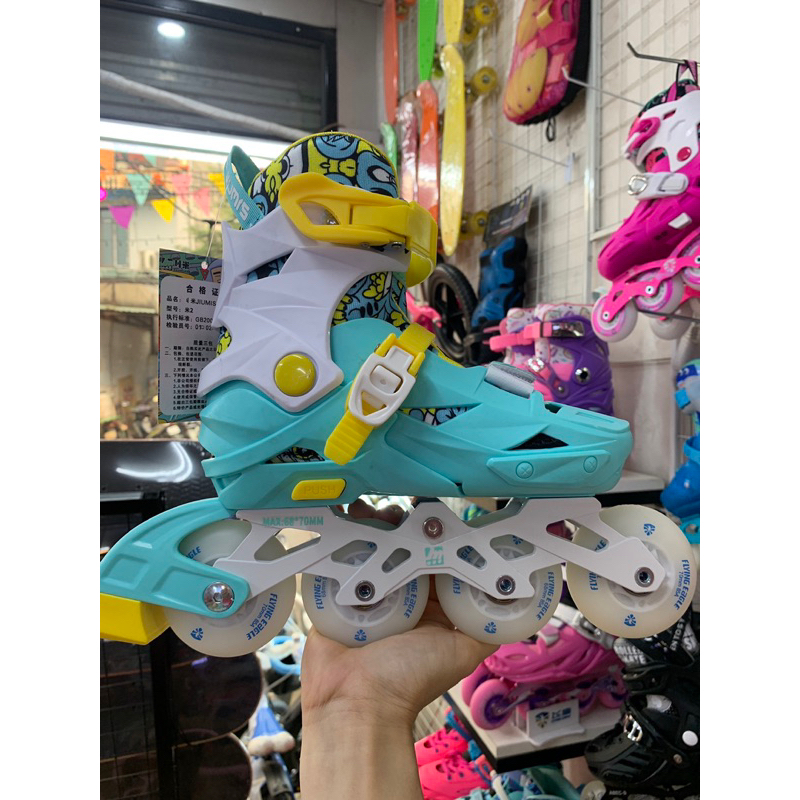 Giày patin Joy Kid L6 phiên bản độ full sáng bánh chính hãng cao cấp