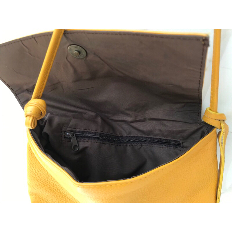 Túi đeo chéo da thật. Ngang 28 cáo 23