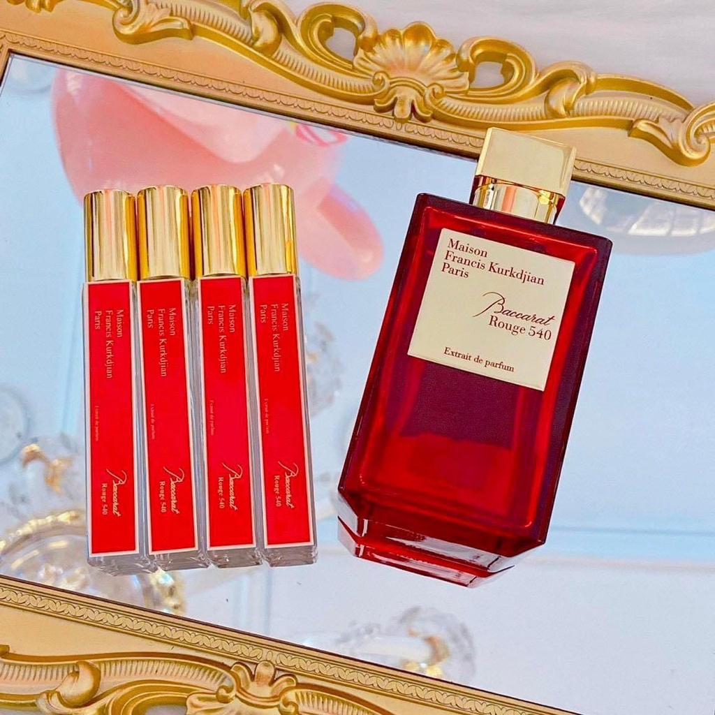 Nước Hoa Nam Nữ Unisex Baccarat Rouge 540 Extrait  Đỏ