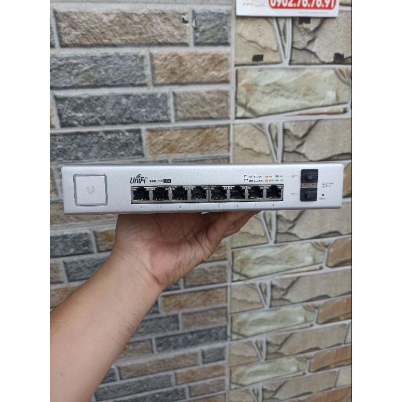 Chuyển Mạch Cao Cấp Ubiquiti poe switch 8 port US-8-150W Có Quản Lý