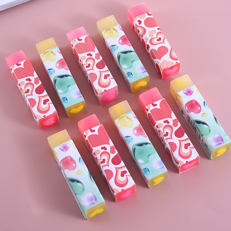 Tẩy Bút Chì Hình Thạch Hoa Quả Siêu Độc Đáo - Gôm Jelly Gel Trái Cây Siêu Thơm Tẩy Sạch Loại Đẹp