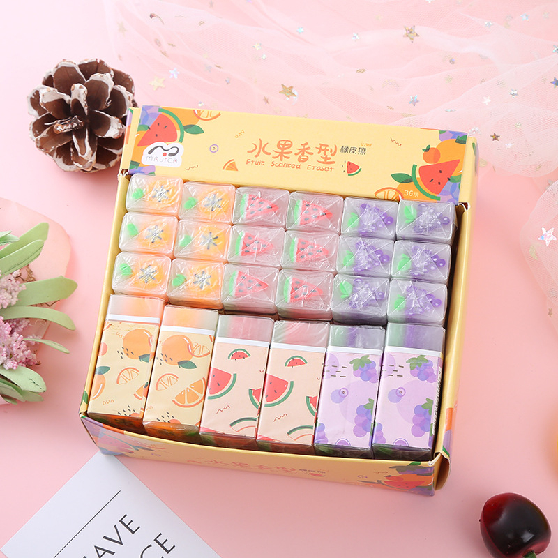 Tẩy Bút Chì Hình Thạch Hoa Quả Siêu Độc Đáo - Gôm Jelly Gel Trái Cây Siêu Thơm Tẩy Sạch Loại Đẹp