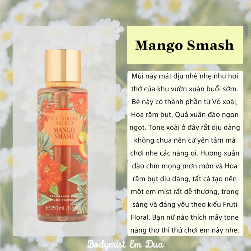 Xịt Thơm Toàn Thân - MANGO SMASH