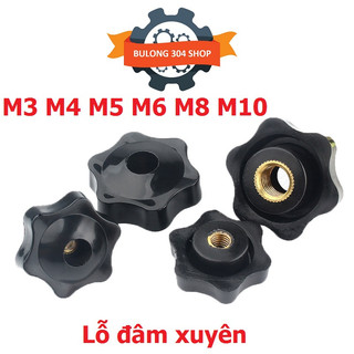 Núm vặn ren trong nhựa m4 m5 m6 m8 m10