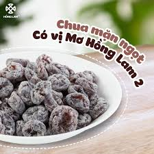 Ô mai mơ Hồng Lam 2 - Ô mai Hồng Lam 11 hàng đường - Hộp 200g/300g/500g