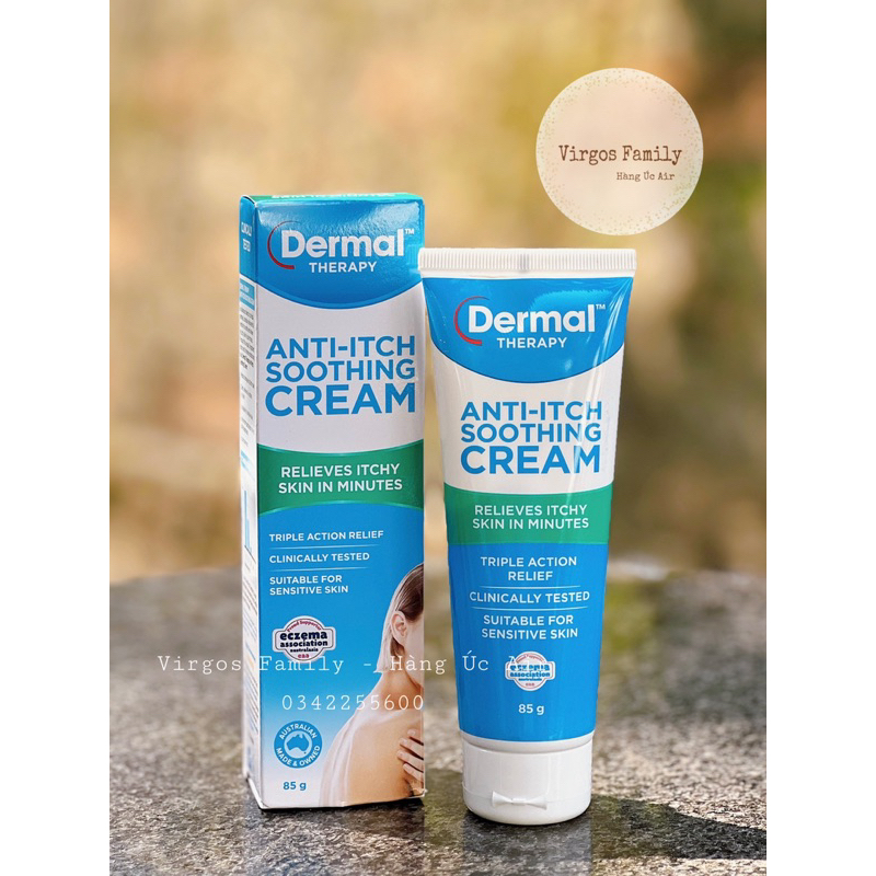 Kem giảm ngứa và làm dịu da Dermal Therapy Anti-Itch Soothing Cream 85g