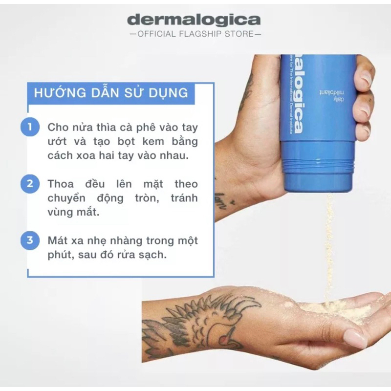 Tẩy da chết dành cho da nhạy cảm Daily Milkfoliant Dermalogica 13gr