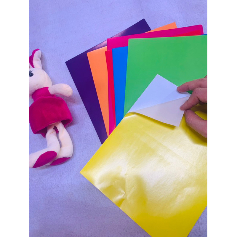 Giấy màu thủ công có keo Gia Long