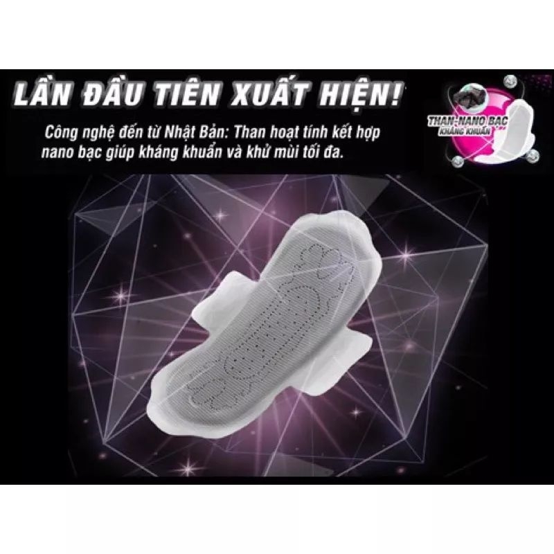 1 Gói Diana Siêu thấm/Sensi than hoạt tính 8miếng/gói