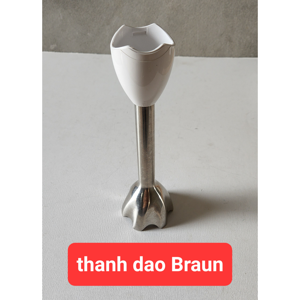 Thanh dao xay inox , đầu xay inox của máy xay cầm tay chính hãng Braun - nhập Đức