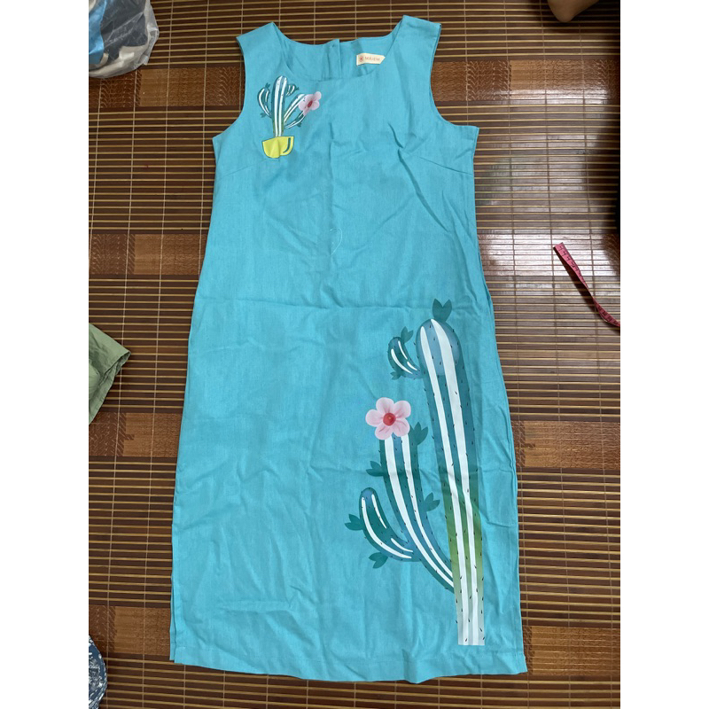 Đầm linen Maiem size M chưa mặc