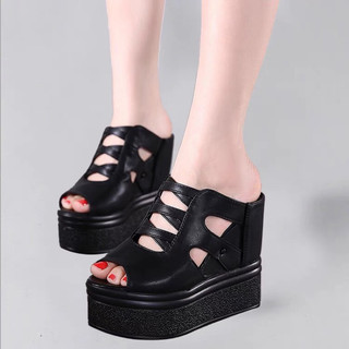 (ORDER) Dép sục đế xuồng màu trơn quai to bản 13 - 14 cm, hàng cao cấp