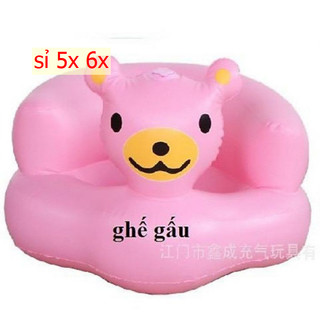 ghế hơi tập ngồi Gấu cho bé