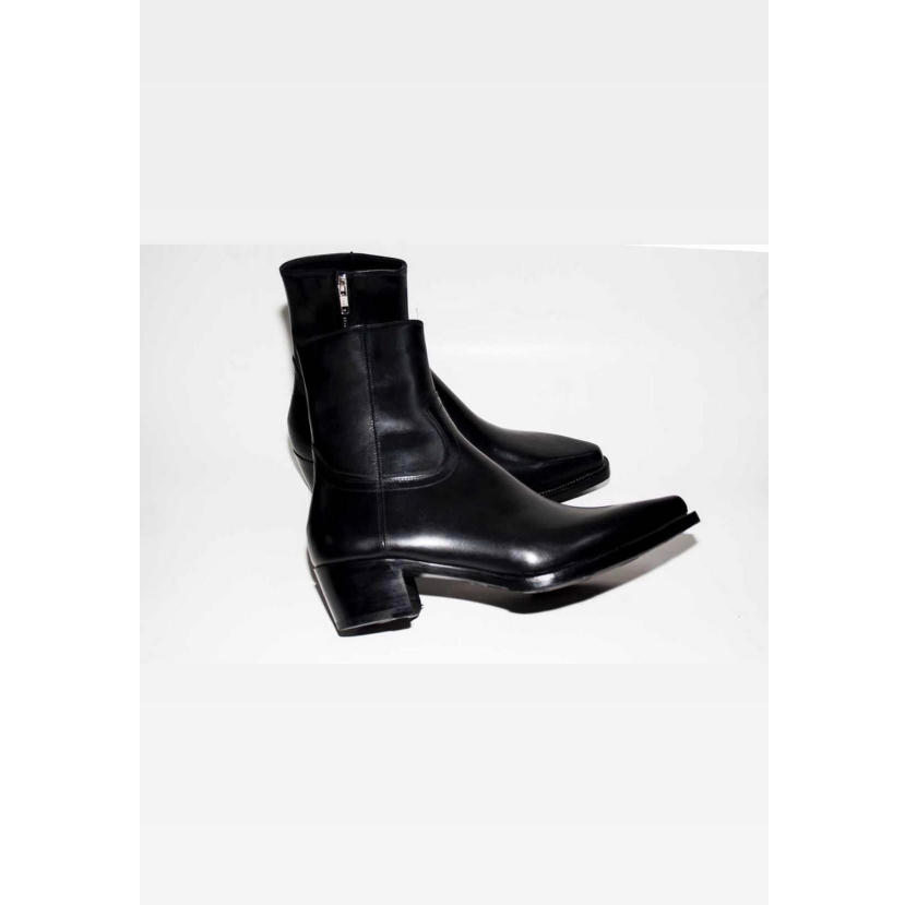 THE DAKANA Lukas Boots giày bốt nam mũi nhọn, kéo khóa YKK chính hãng
