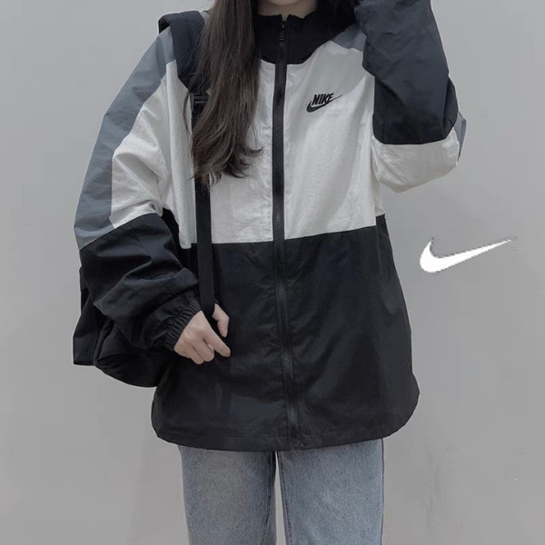 Áo khoác Nike chính hãng cao cấp chuẩn form chất dù 2 lớp đầy đủ tem mác , Áo dù nike form nam nữ unisex chuẩn y hình