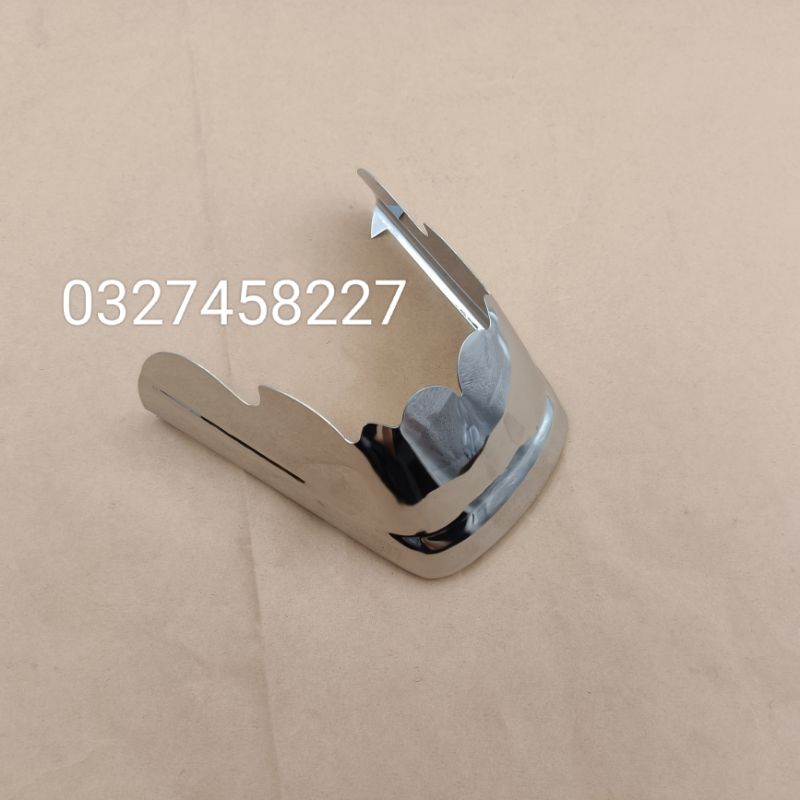 Bảo vệ mũi dè trước inox xe DREAM, dè chắn bùn