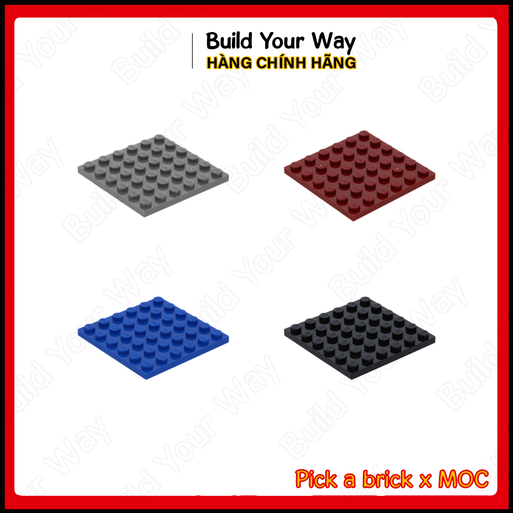 Gạch lắp ghép chính hãng Tấm cơ bản 6 x 6 / Part 3958: Plate 6 x 6