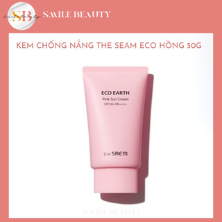 Kem chống nắng the saem eco earth power sun cream spf50+ pa++++ - hồng