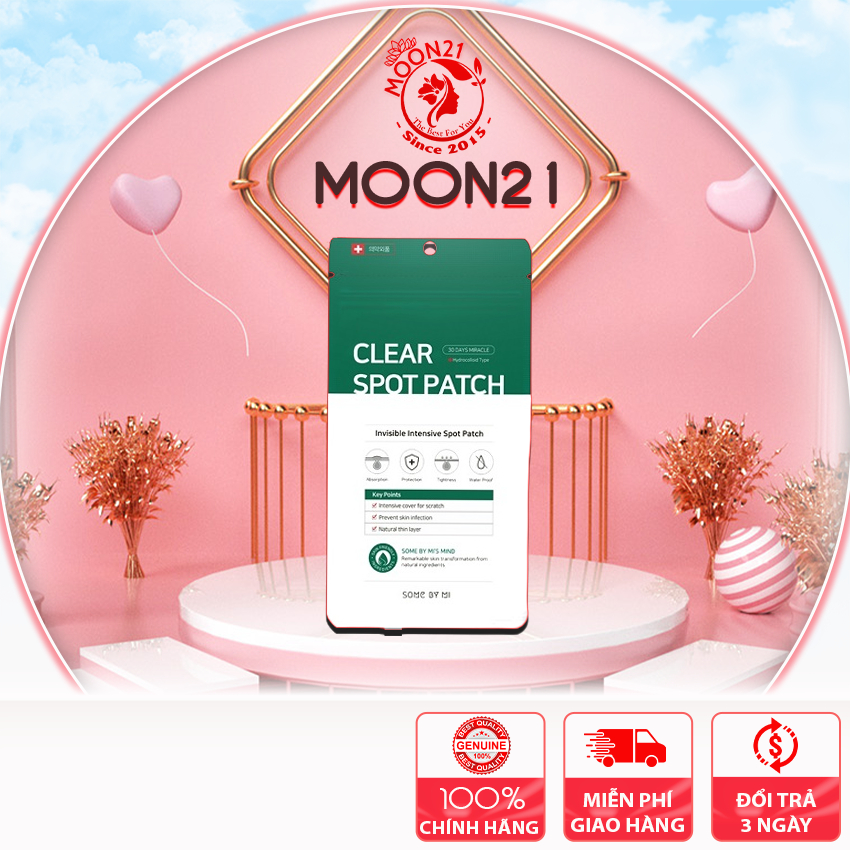 Miếng dán che mụn cấp tốc Some By Mi Clear Spot Patch 18 Miếng Auth Hàn Quốc