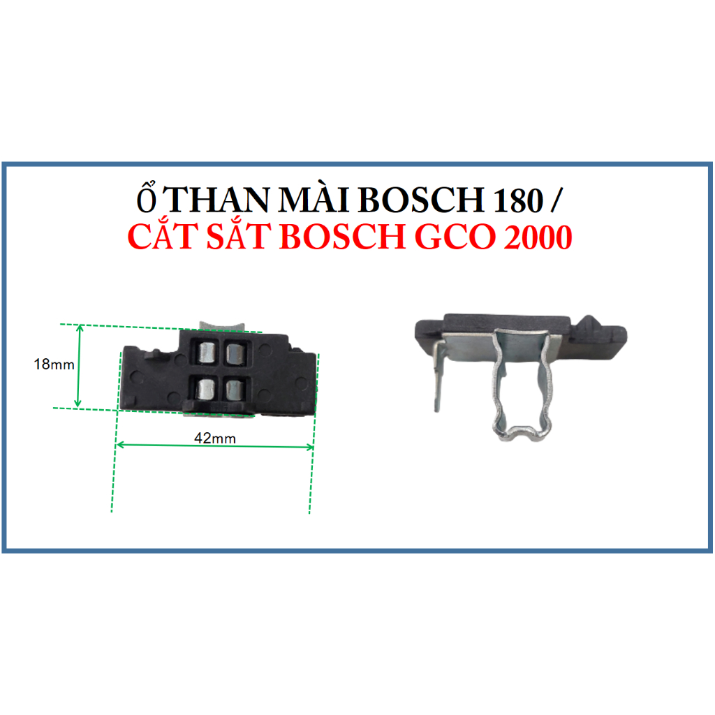 Ổ THAN MÀI BOSCH, CẮT SẮT BOSCH GCO 2000