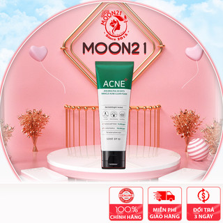 Sữa rửa mặt Some By Mi AHA-BHA-PHA 30 days Miracle Acne Clear Foam sạch sâu kiềm dầu cho da mụn hiệu quả 100ml