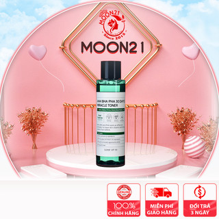 Nước hoa hồng Some By Mi AHA-BHA-PHA 30 Days Miracle Toner dưỡng ẩm ngừa mụn kiềm dầu cho da dầu mụn hiệu quả 150ML