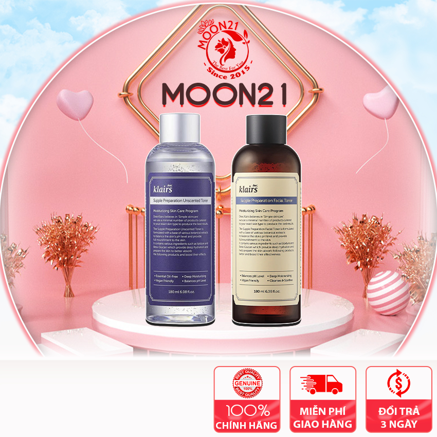 Toner Klairs Không Mùi Moon21 Nước Hoa Hồng Klairs Supple Preparation Toner...