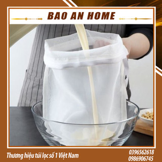 Túi lọc đa năng lọc sữa hạt, lọc thực phẩm siêu mịn nhiều kích thước - BAOANHOME