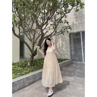 Đầm bigsize sát nách có độ xòe bông xinh như công chúa ( Thời trang Vicky G - Anitagreen ) HN0523