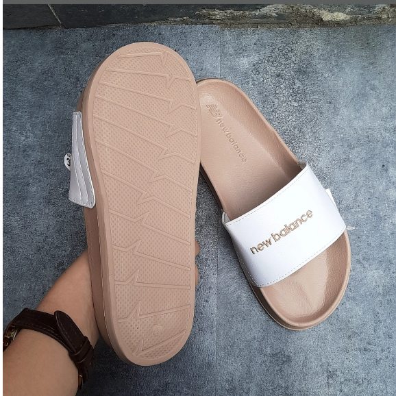 Dép quai ngang nam nữ NEWBALANCE, mang bền, êm chân, đế chống trơn trượt, dễ mix match