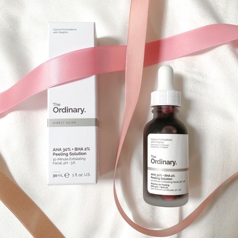 Tinh Chất Peel da The Ordinary AHA 30%+BHA 2% Peeling Solution 30ml