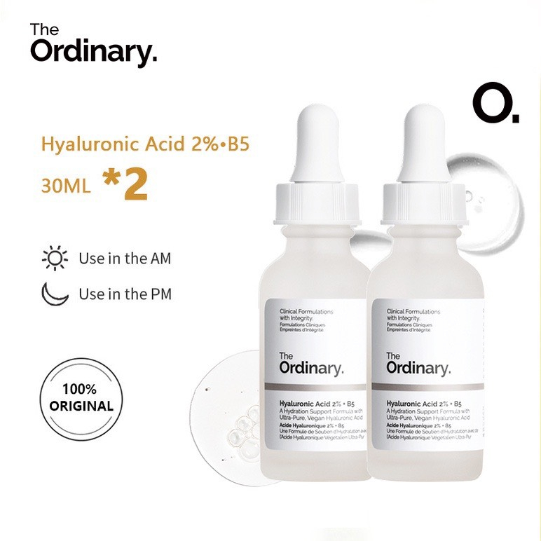 The Ordinary Hyaluronic Acid 2% + B5 30ml Tinh Chất Phục Hồi Và Dưỡng ẩm Sâu